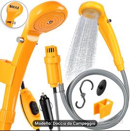 Doccia 12V presa accendisigari,acqua cada/fredda