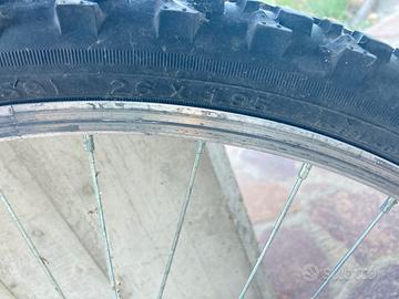 Ruota  MTB 26” posteriore completa