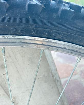 Ruota  MTB 26” posteriore completa