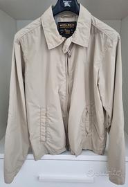 Giacca uomo Woolrich bomber taglia XL beige