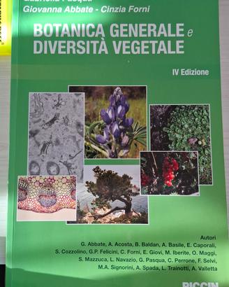 Botanica generale e diversità vegetale