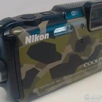 Nikon Coolpix AW 120 fotocamera digitale mimetica