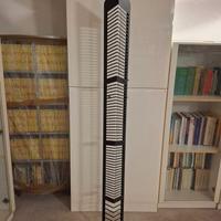 colonna porta cd in metallo colore nero