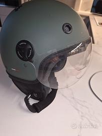 Casco Jet Duraleu Verde Opaco