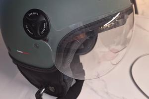 Casco Jet Duraleu Verde Opaco