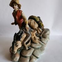 capodimonte "pastorello con asino" 