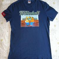 T-shirt Simpson (S) 'To Alcohol' Homer Barney Boe