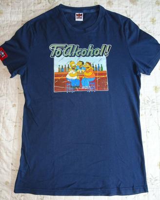 T-shirt Simpson (S) 'To Alcohol' Homer Barney Boe