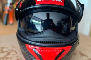 Casco Shark Spartan Carbon Skin + Cardo 4X