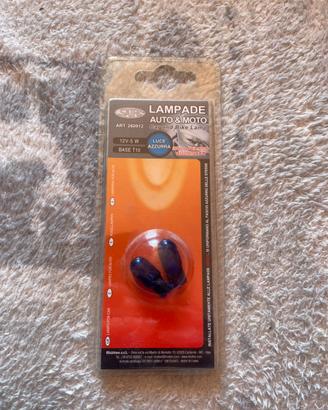 Lampadine T10 luce azzurra 12V-5W auto e moto