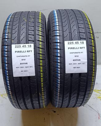 2 GOMME 225 45 18 PIRELLI RFT RIF4821