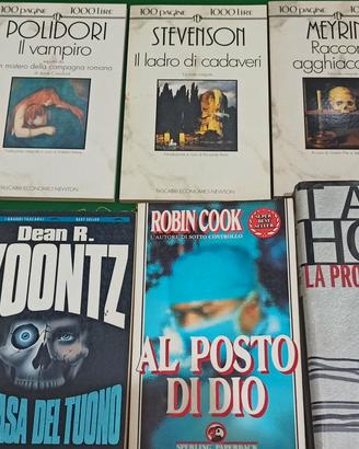 lotto 16 libri horror/ fantasy