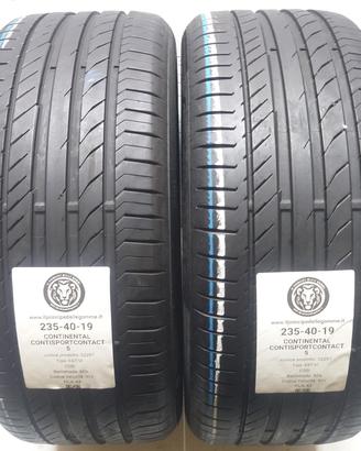 2 GOMME 235 40 19 CONTINENTAL A52297