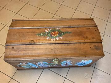 Baule decorato