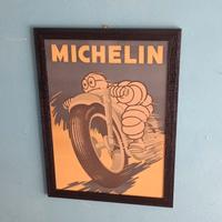 Omino Michelin (Bibendum)in moto Vintage 