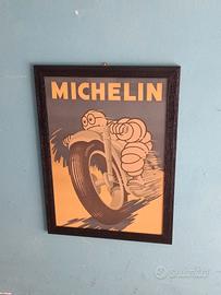 Omino Michelin 75x55 (Bibendum)in moto Vintage 