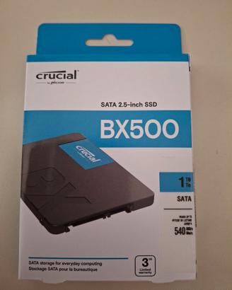 NUOVO Crucial Bx500 Ssd 1Tb Interno 2.5" Sata III