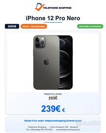 Apple iPhone 12 Pro 256GB Nero