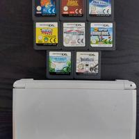 Nintendo 3ds bianco + giochi