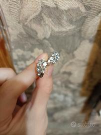 Orecchini. Argento. Topazio