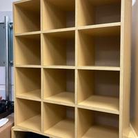 4 mobili struttura a cubi 4x3