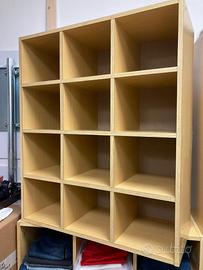 4 mobili struttura a cubi 4x3