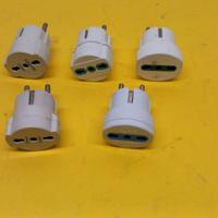 Kit 5 pezzi - Adattatore presa italiana (10/16A) s