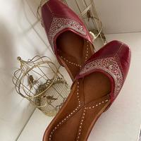 Scarpe estive stile indiane In pelle