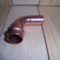 Gomito a pinzare Viega rame dm.18 MF h2o.