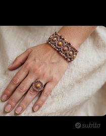 set bracciale e anello 