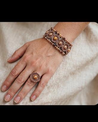 set bracciale e anello 