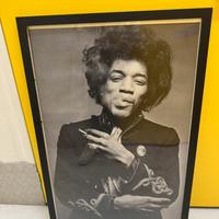 Quadro Jimi Hendrix 🖤 Iconico Bianco e Nero
