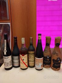 Bottiglie vino da collezione 