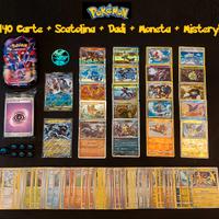 Lotto regaIo Pokemon Carte 140 diverse EX Holo Com