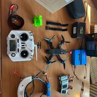 KIT COMPLETO DRONE FPV 5 PRONTO AL VOLO