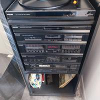 Impianto stereo Philips con mobile