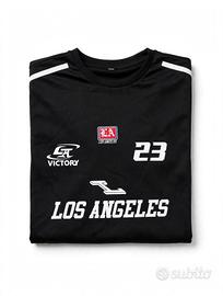 T-Shirt Los Angeles 23 Nera - Taglia M