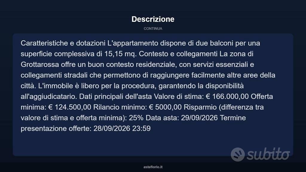 Appartamento – RM - Altro