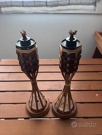 Torce in bambu per citronella