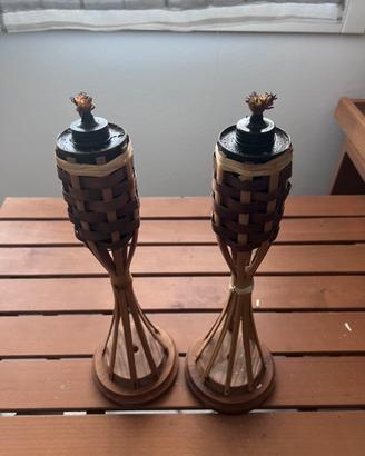 Torce in bambu per citronella