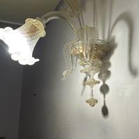 Lampadario e applique di murano