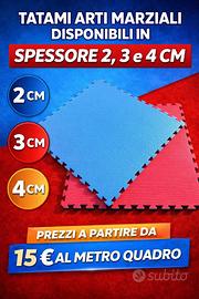 Materassini Tatami 2-3-4 cm Karate  Arti Marziali