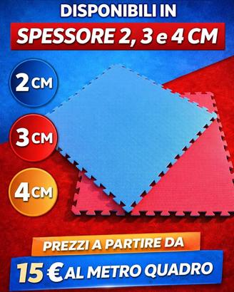 Materassini Tatami 2-3-4 cm Karate  Arti Marziali