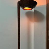 Lampada da terra vintage anni ’90 con coppa diffus