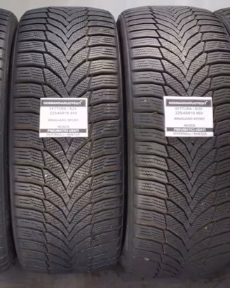 4 PNEUMATICI USATI 225/45R18 95V W GUARD SP2 NEXEN