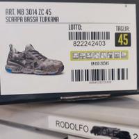 Scarpe antinfortunistiche NUOVE NUMERO 45