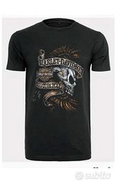 T-shirt con stampa Harley Davidson Skull Mohicano