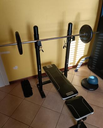 Palestra completa Domyos + 96 kg di ghisa