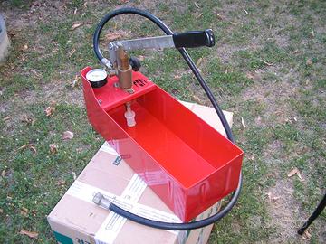 Pompa manuale FEFI Test collaudo impianti 60 bar