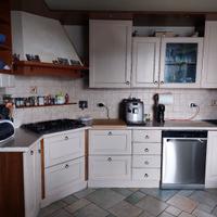 Cucina completa angolare bianca